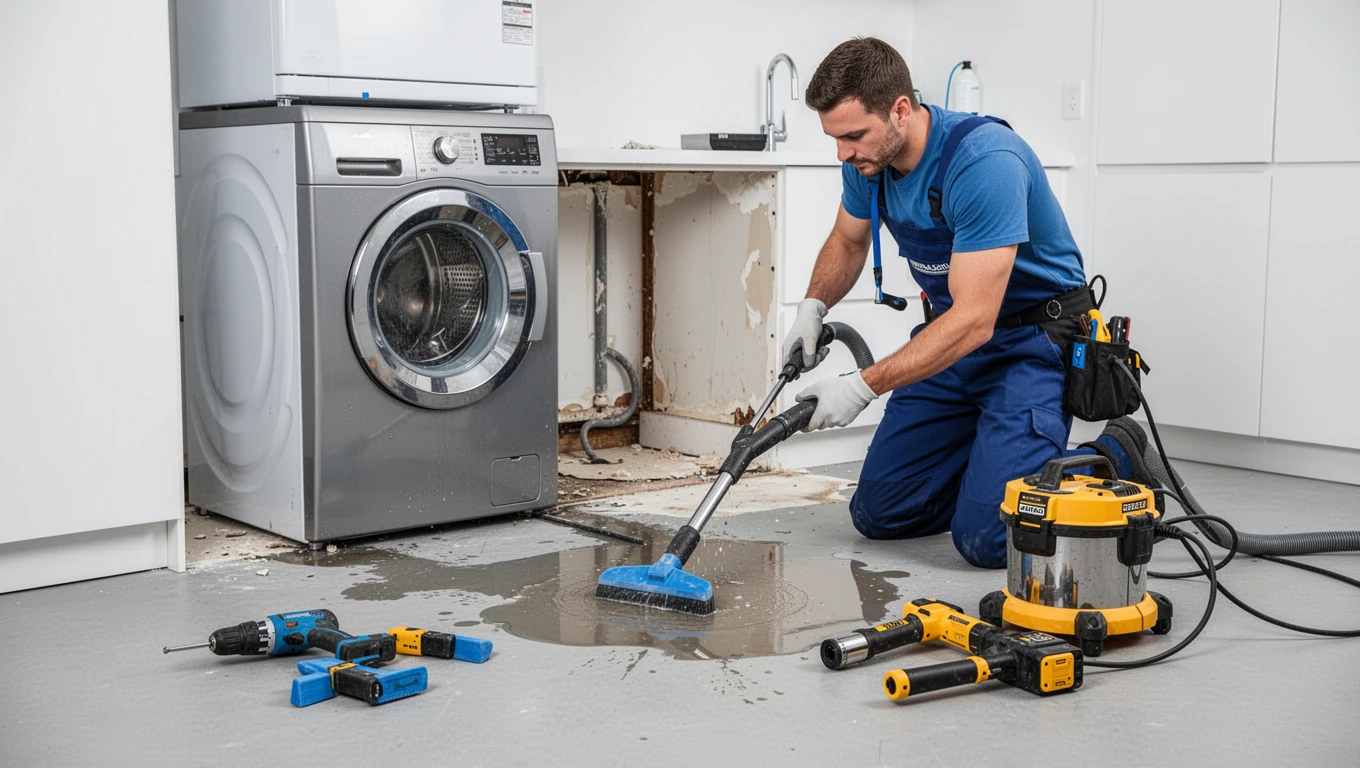 Appliance Leak Cleanup