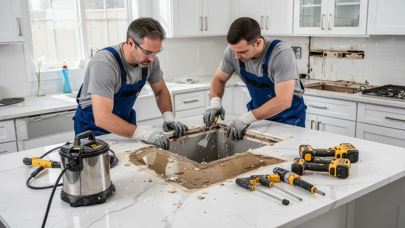 Kitchen Water Damage Repair